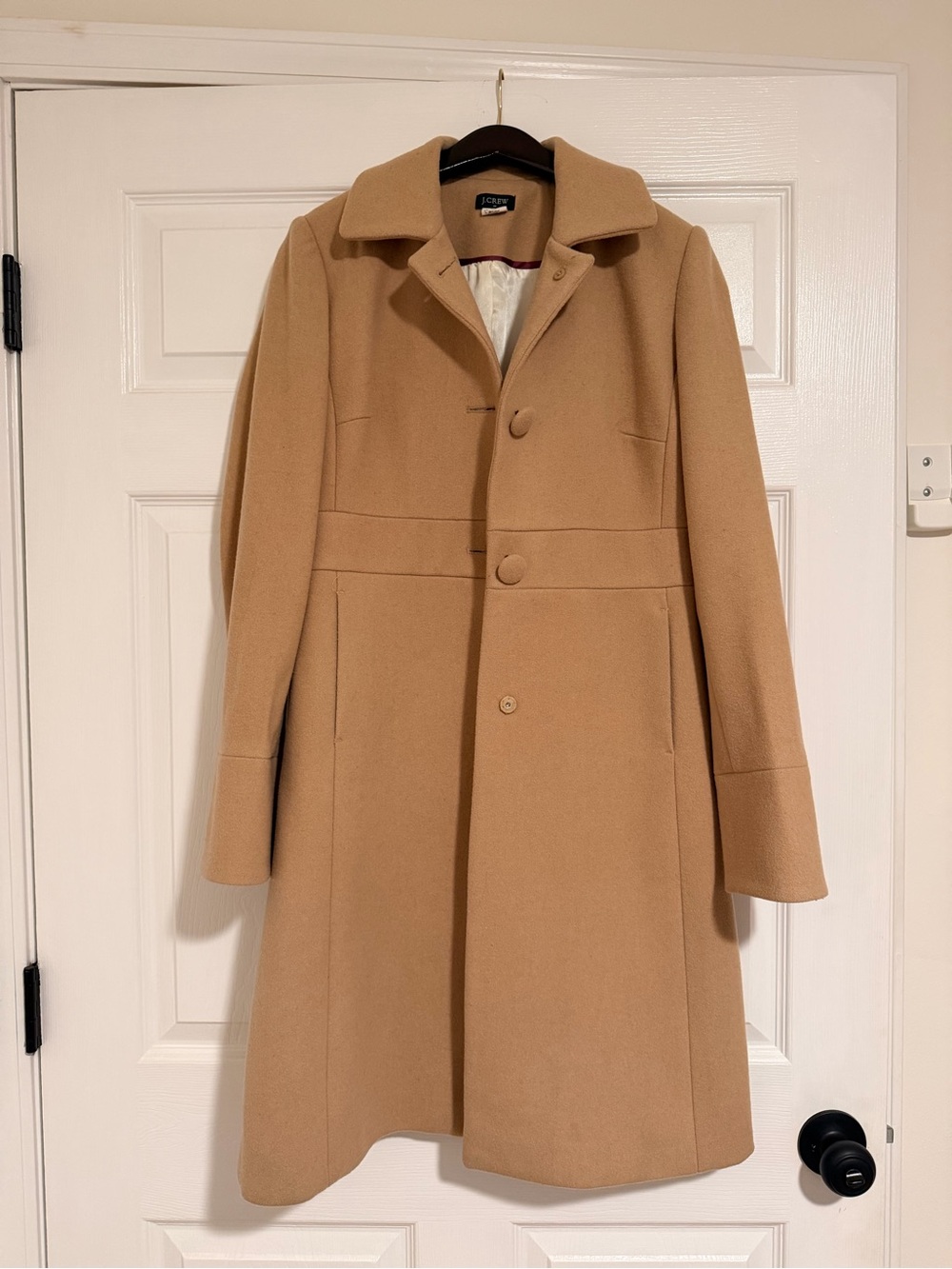J. Crew Camel Wool Blend Pea Coat - Camel